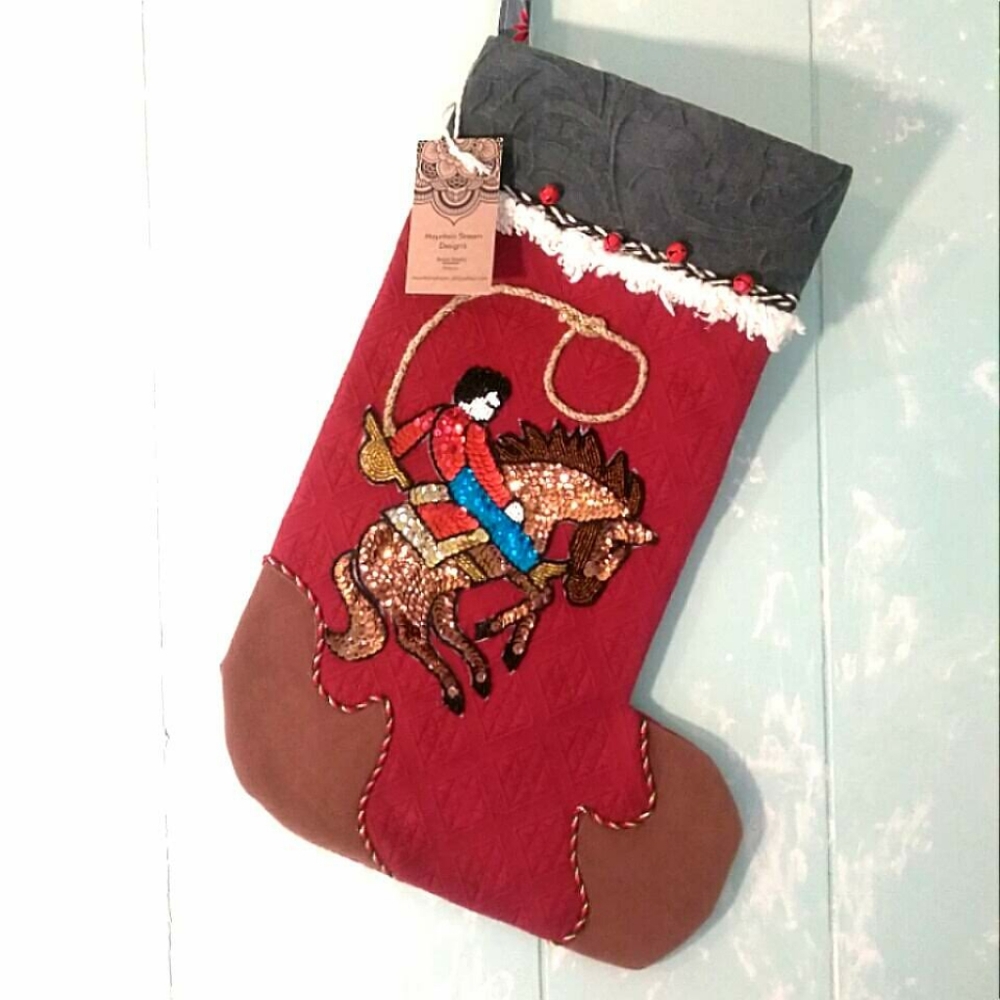 🐴Cowboy Christmas Stocking 🌵